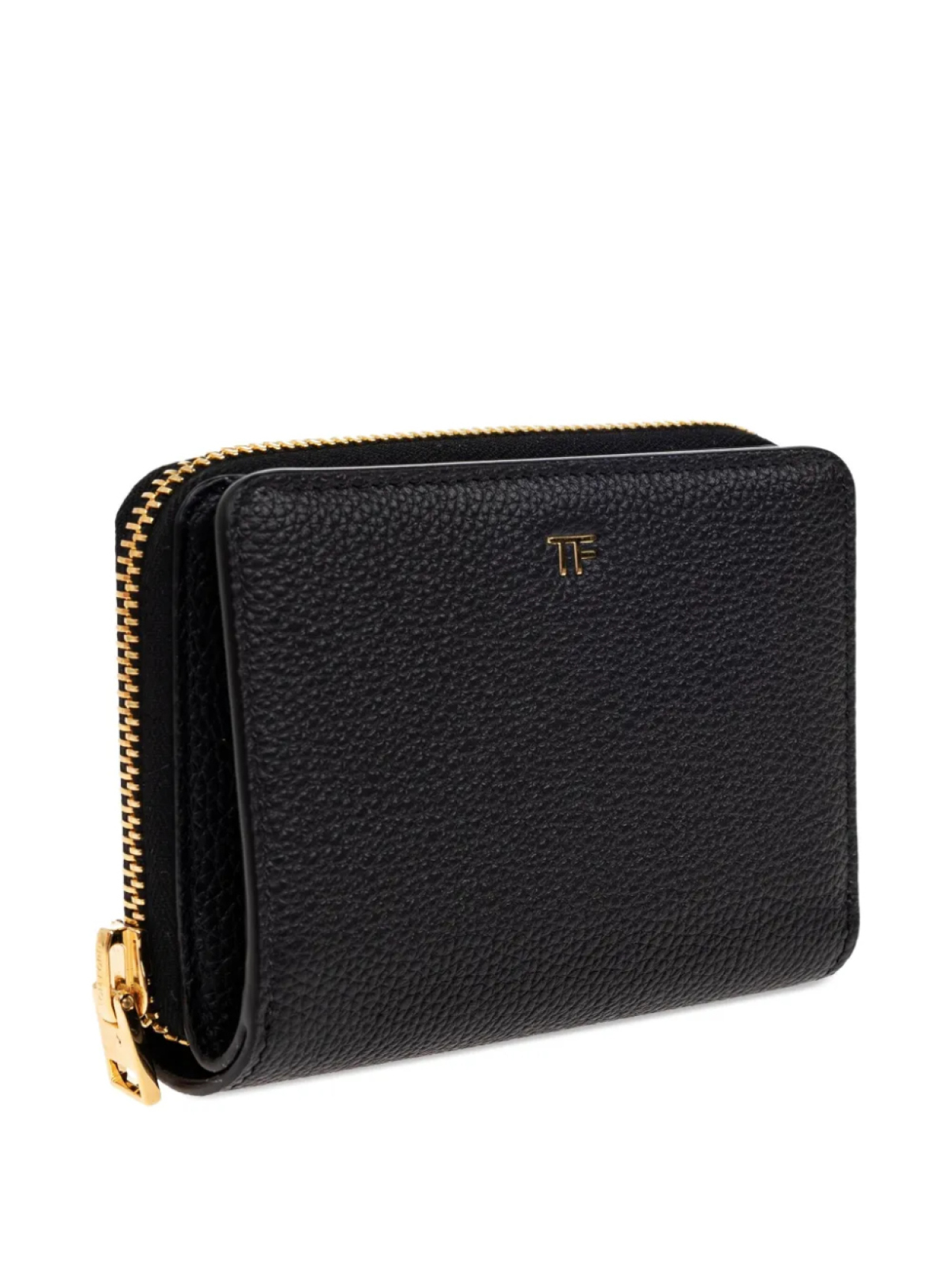 TOM FORD кожаный кошелек с застежкой-молнией, черный — фото 3