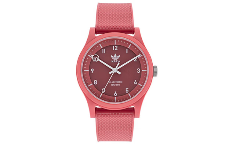 

Adidas Originals Часы Street Series Wrist Watch Quartz Movement Resin Strap 39 Red Watch Dial Men's Watch AOST220462I, Red Watch Dial