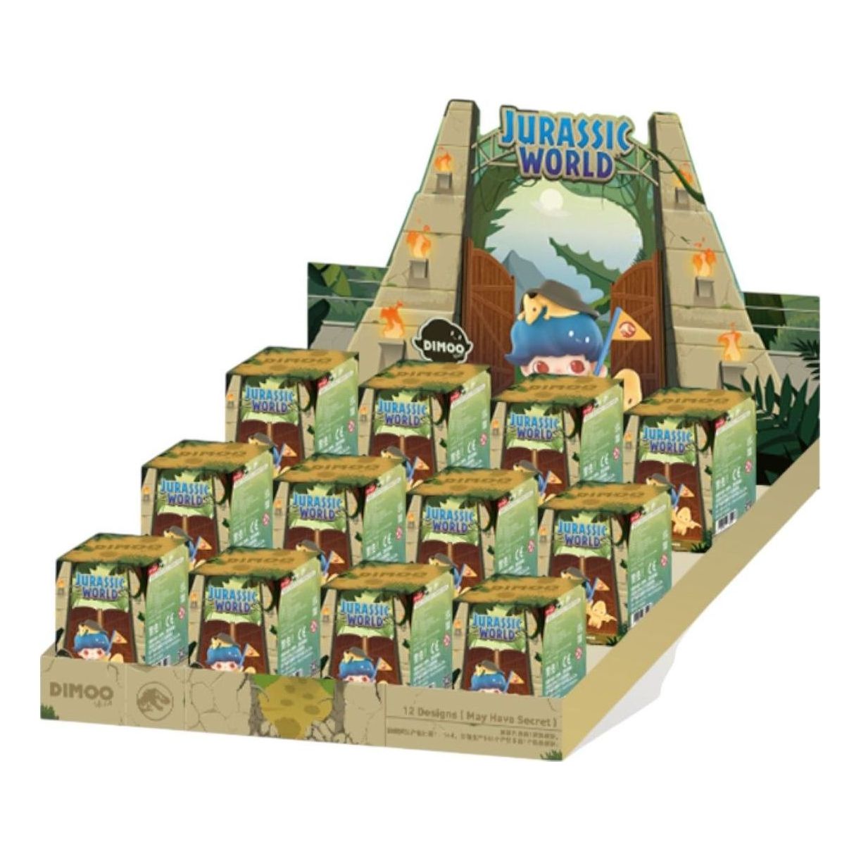 

Фигурка Pop Mart Dimoo Jurassic World Figures Sealed Case (12 Blind Boxes) 0