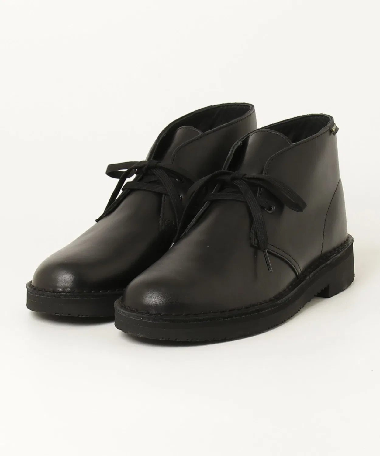 Ботинки Desert Boot GTX Clarks на шнурках чёрные