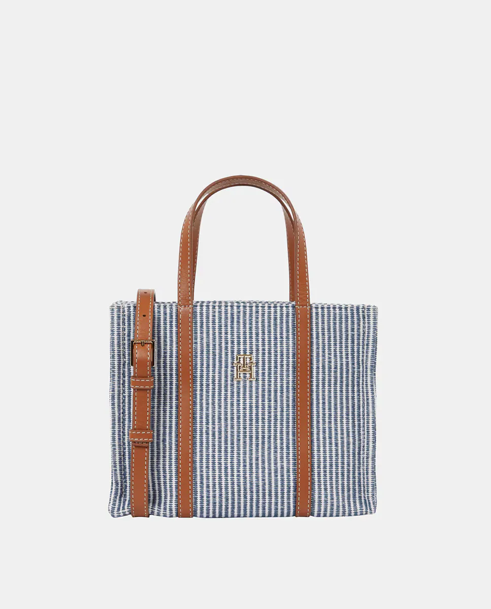 

Мини-сумка с полосками Tommy Hilfiger, темно-синий