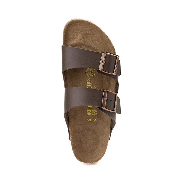 Сандалии Womens Birkenstock Arizona Slide Sandal, коричневый — фото 2