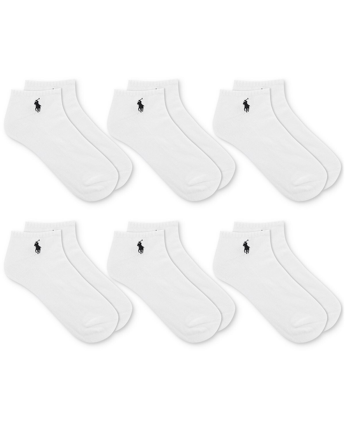 

Мужские 6-Пк. Спортивные низкие носки Performance Polo Ralph Lauren
