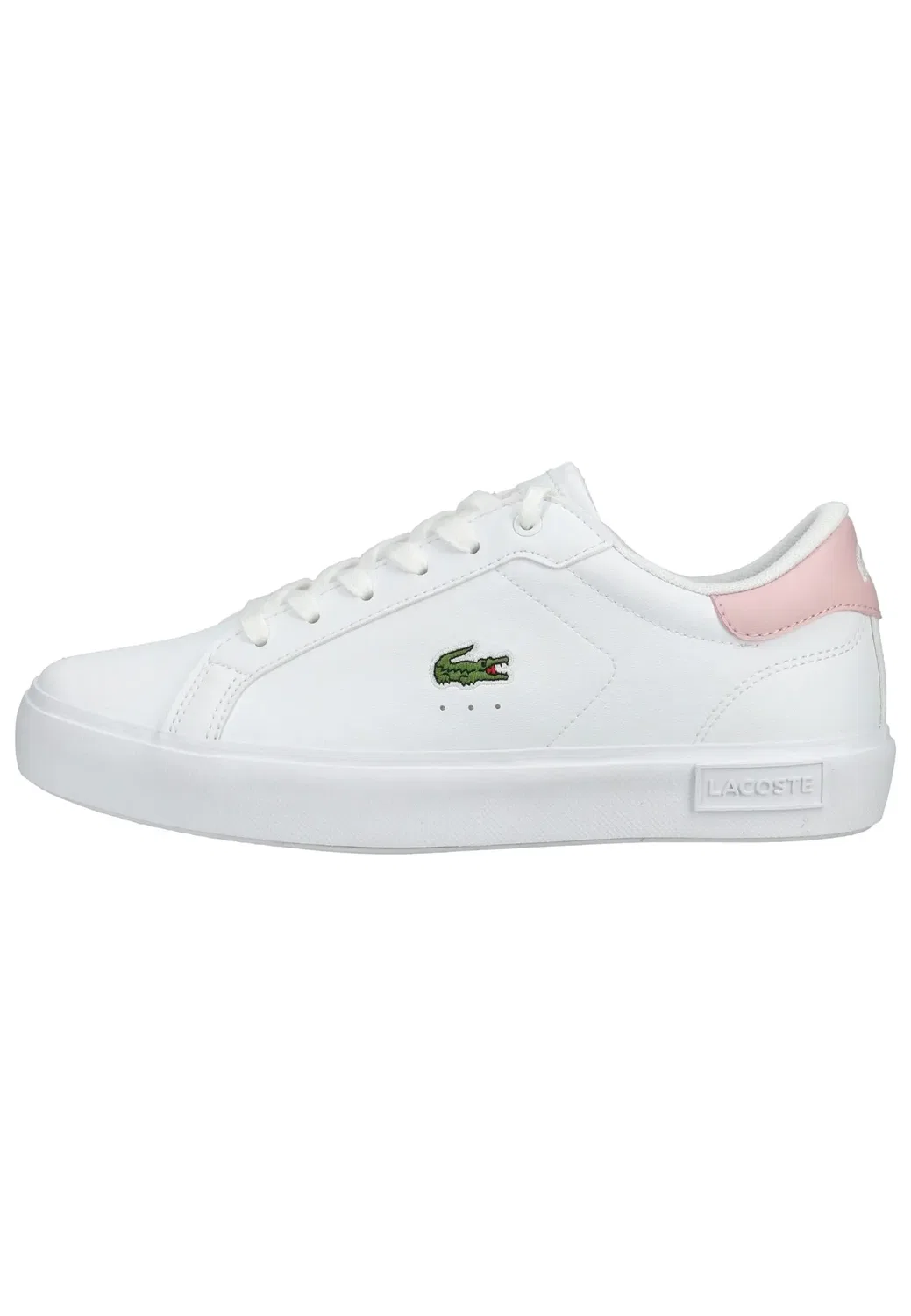 Кроссовки низкие POWERCOURT Lacoste, белый/розовый — фото 2