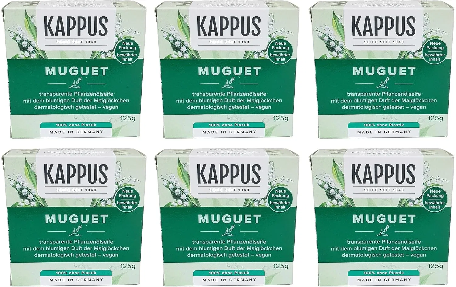 Мыло «Muguet (Lily of the Valley)» от Kappus, 6 шт. Generisch