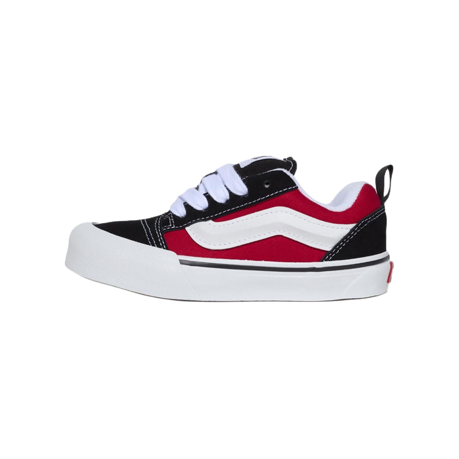 

Кроссовки Vans Knu Skool Toddler Shoes TD, черный/красный/белый/серебряный