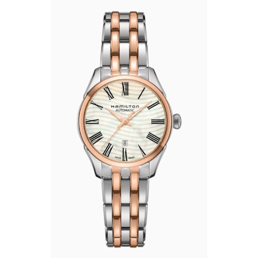 

Женские часы Hamilton Jazzmaster Lady Auto H42225191, цвет mother of pearl