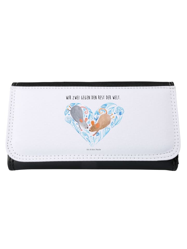 

Портмоне Mr & Mrs Panda Damen Mäuse Herz, белый