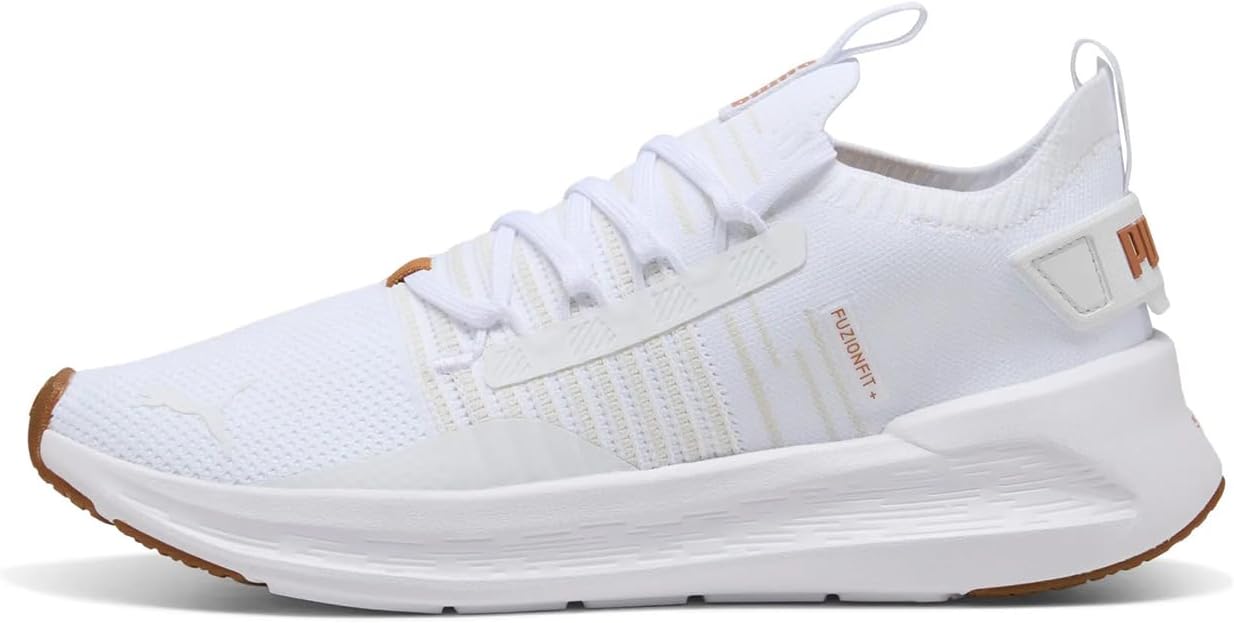 Мужские беговые кроссовки Puma Softride Symmetry Fuzion, белый/серый — фото 2