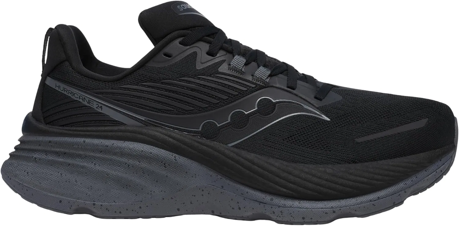 Мужские кроссовки Saucony Hurricane 24 Triple Black — фото 4