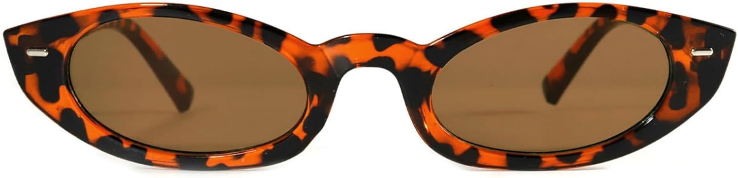 

Солнцезащитные очки Willochra маленького овального размера для женщин и мужчин, винтажные, «кошачий глаз», роскошные, в стиле панк, популярные, с защитой от УФ-излучения UV400, C4