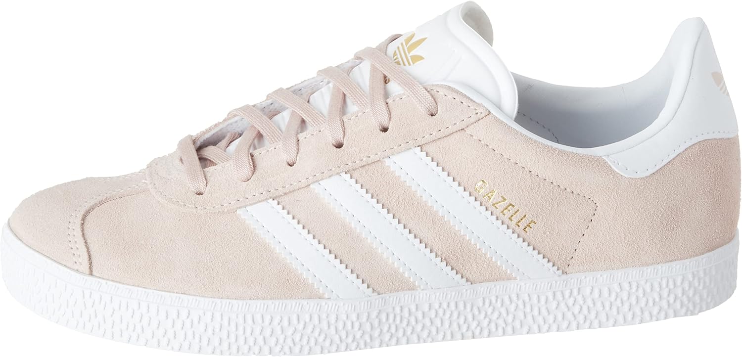 

Кроссовки adidas Originals Kids' Gazelle, слоновая кость/белый/розовый