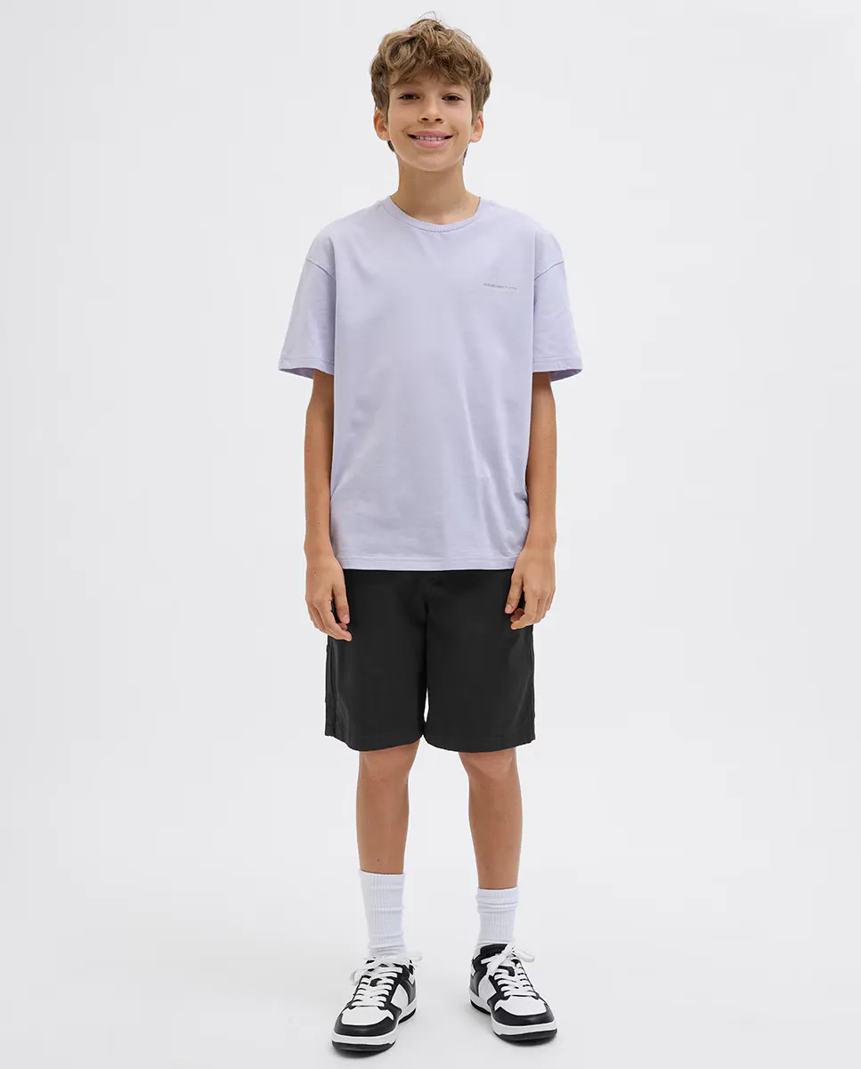 

Бермуды детские с боковыми карманами Jack & Jones, черный