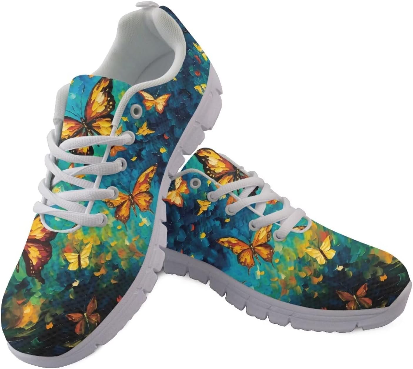 

Женские кроссовки GETELINSENG для бега, слипоны, удобные кроссовки для ходьбы и тенниса для мужчин, Art Cat Paint