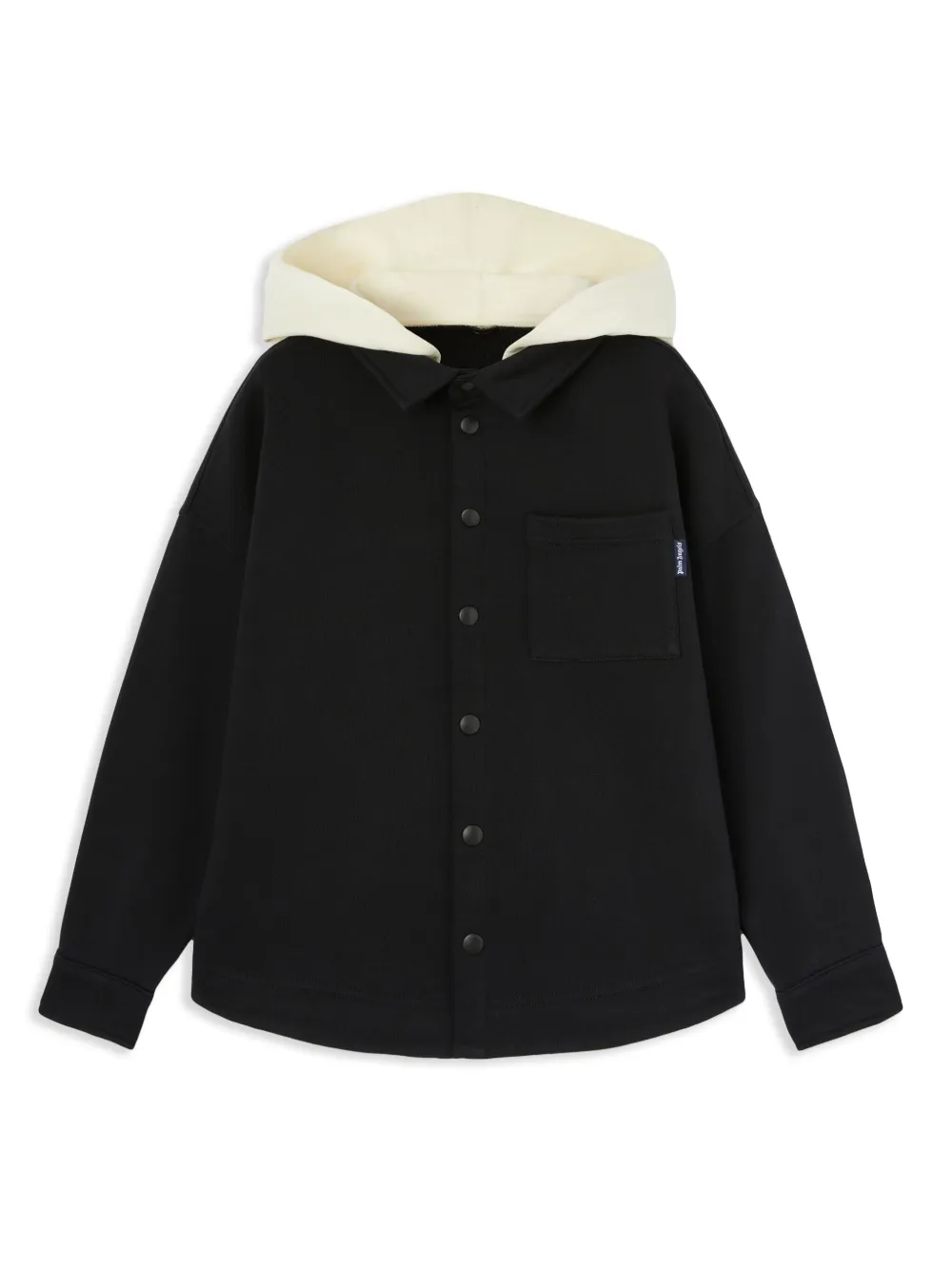 

Куртка с капюшоном и принтом Palm Angels Kids, черный