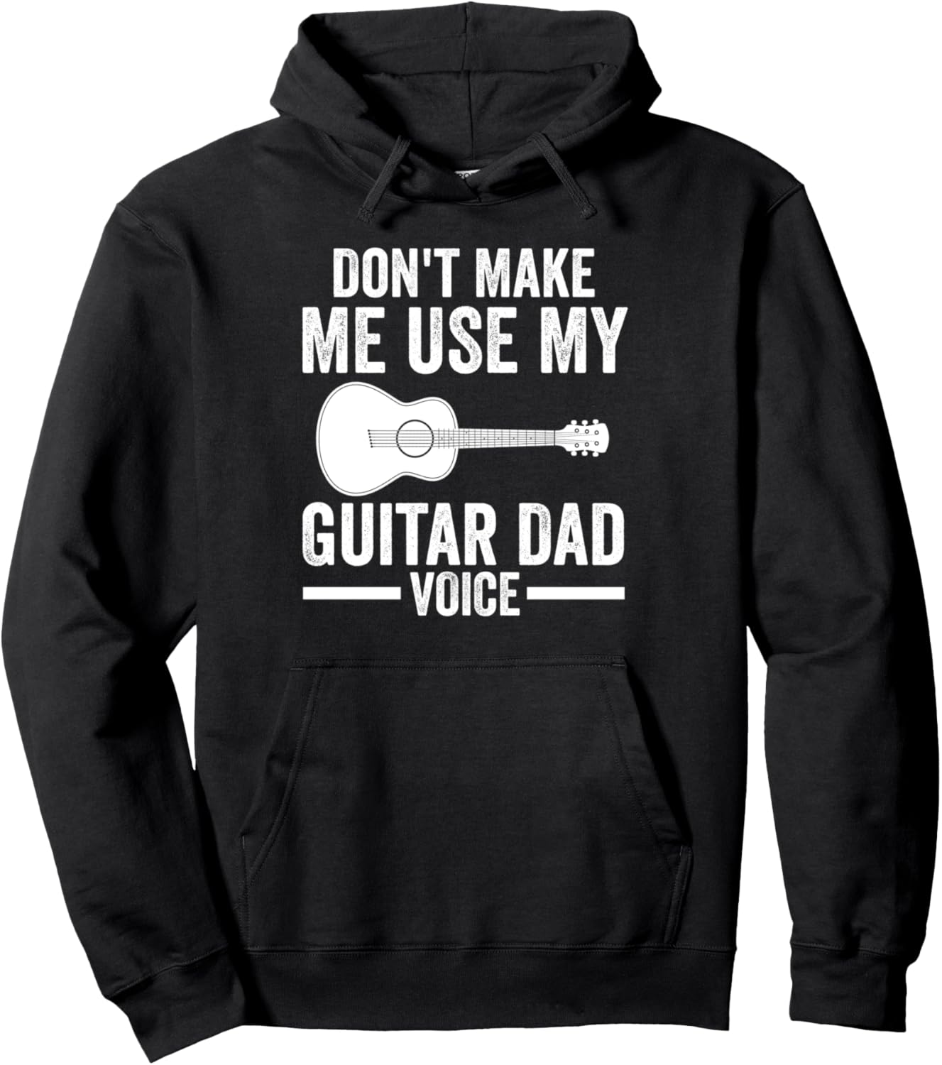 

Не заставляй меня играть на гитаре, папа! Толстовка с надписью «Voice Play Guitar Hoodie» Play Guitar Guitar Dad Gift Idea, черный