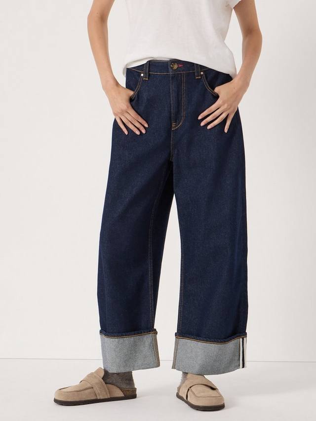 

Джинсы Faith Mid Rise с расклешённым кроем HUSH, Blue Wash