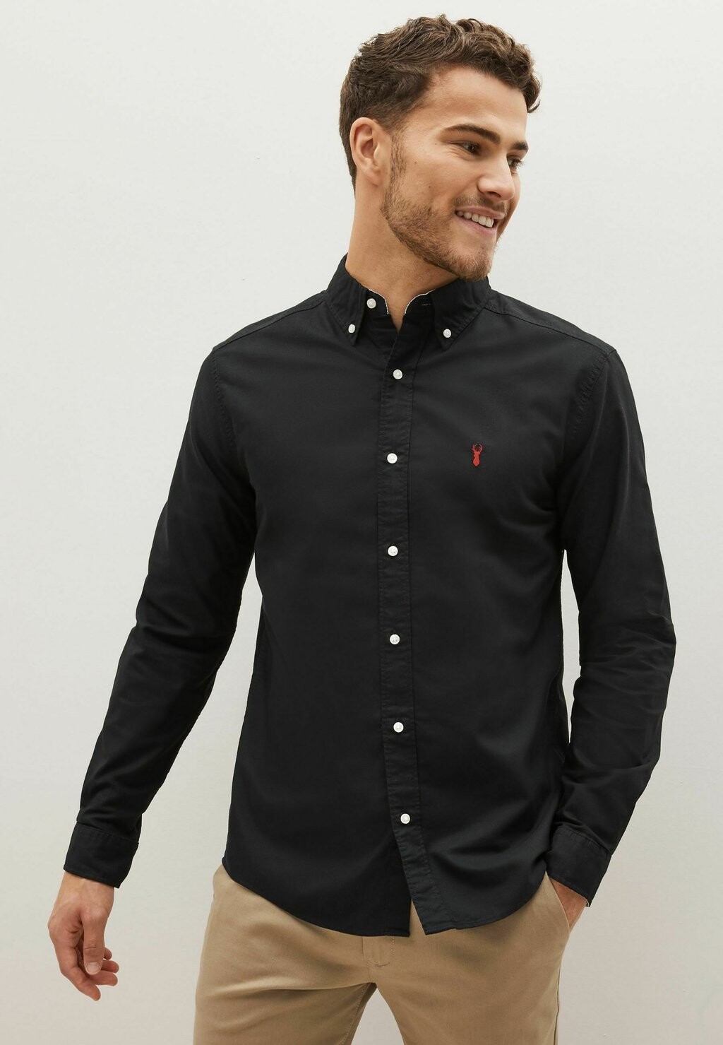 

Рубашка LONG SLEEVE Next, цвет black