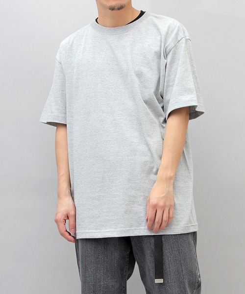 

Футболка большая, мягкая, плотная, прямого кроя United Athle, серая