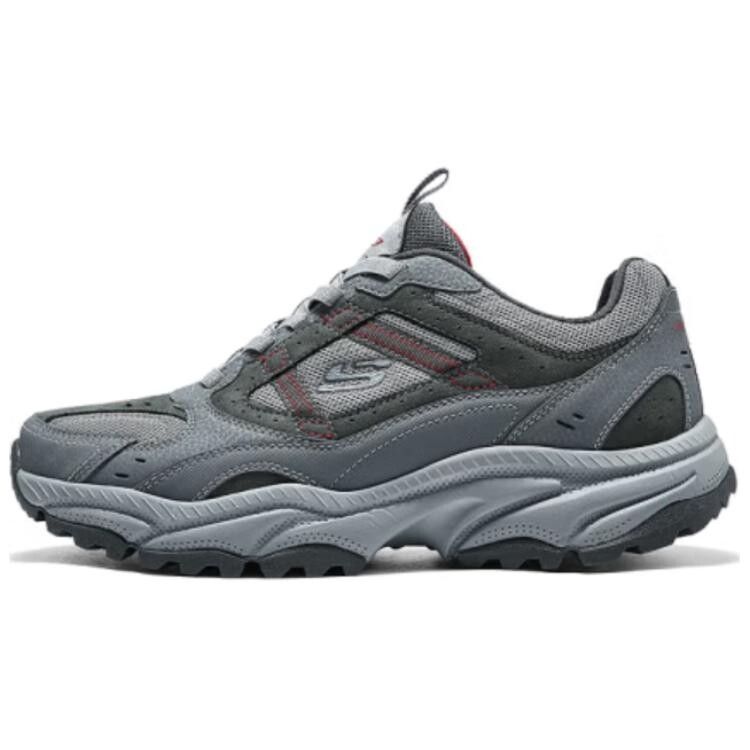 Кроссовки Skechers OUTDOOR MENS Lifestyle Shoes Men Low-top Charcoal Grey/red, серый/красный