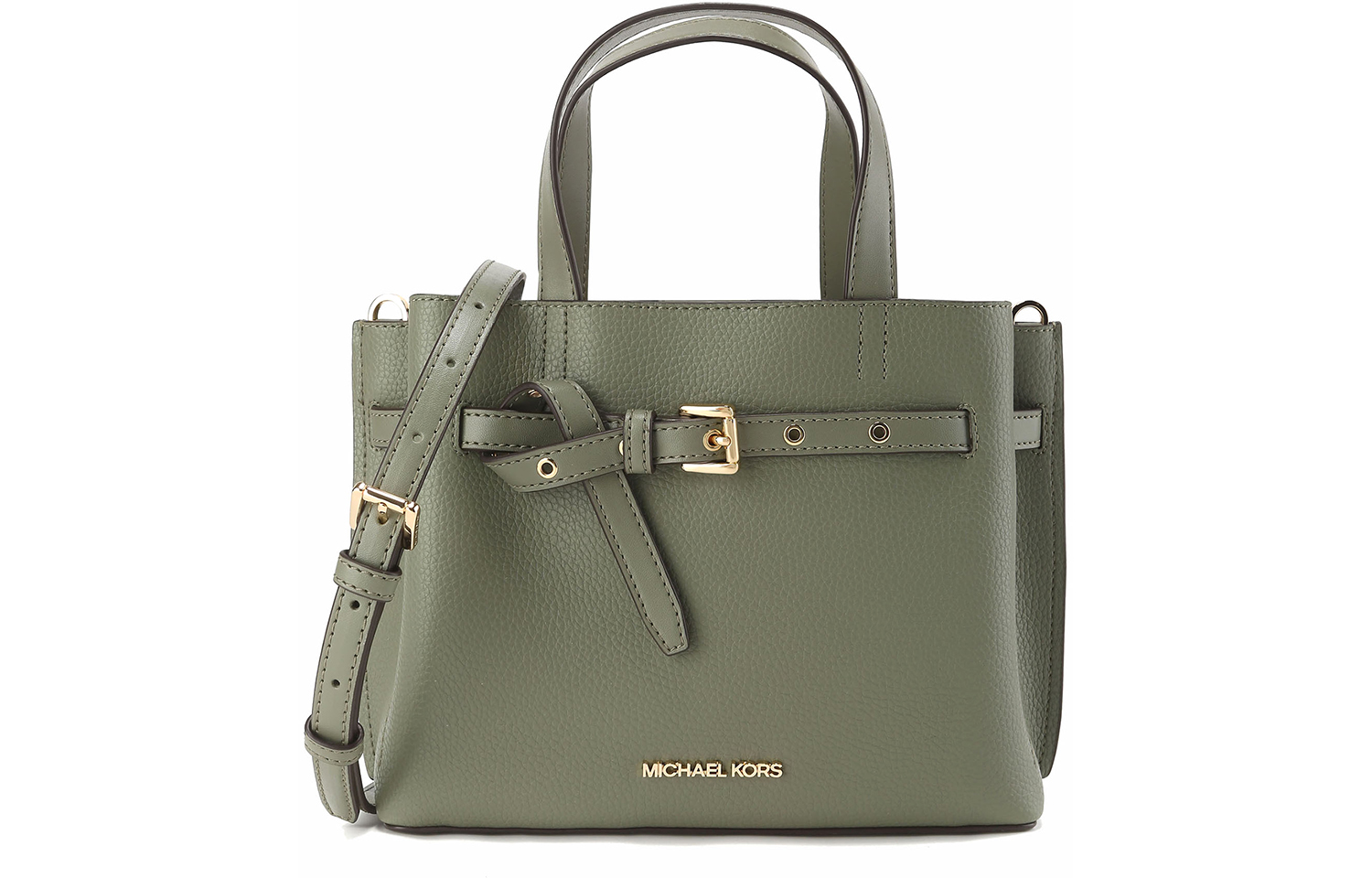 

MICHAEL KORS Кожаная сумка Эмилия малая женская армейского зеленого