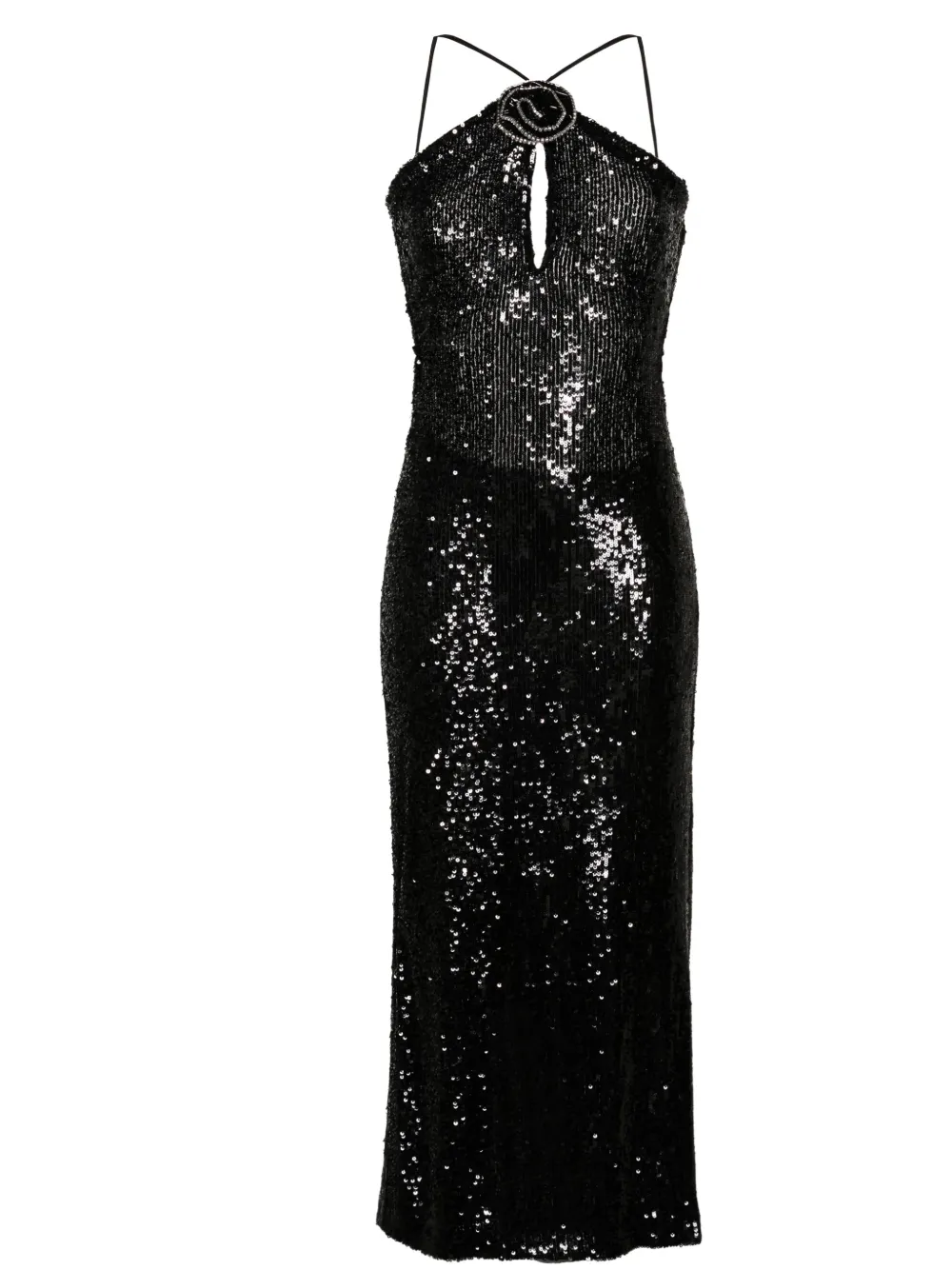 

Платье миди с пайетками The New Arrivals Ilkyaz Ozel, черный
