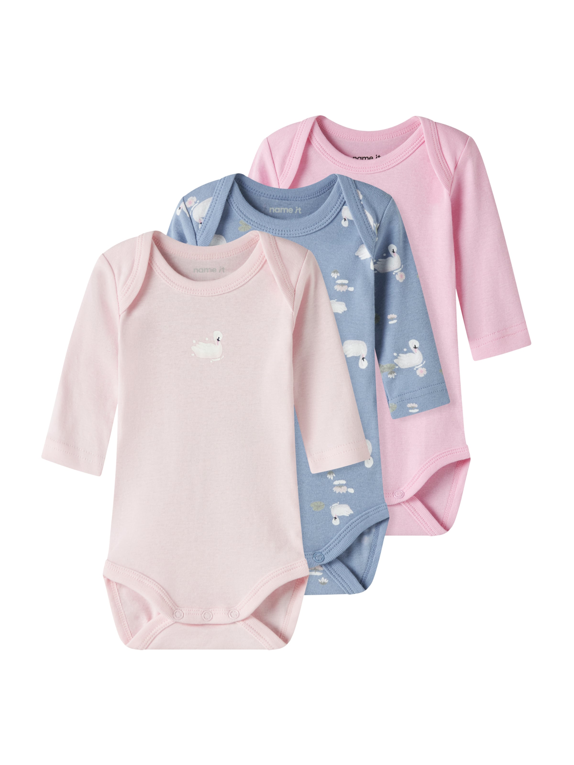 

NAME IT Комбинезон/Боди в цвете Dusty Blue, Rose, Powder