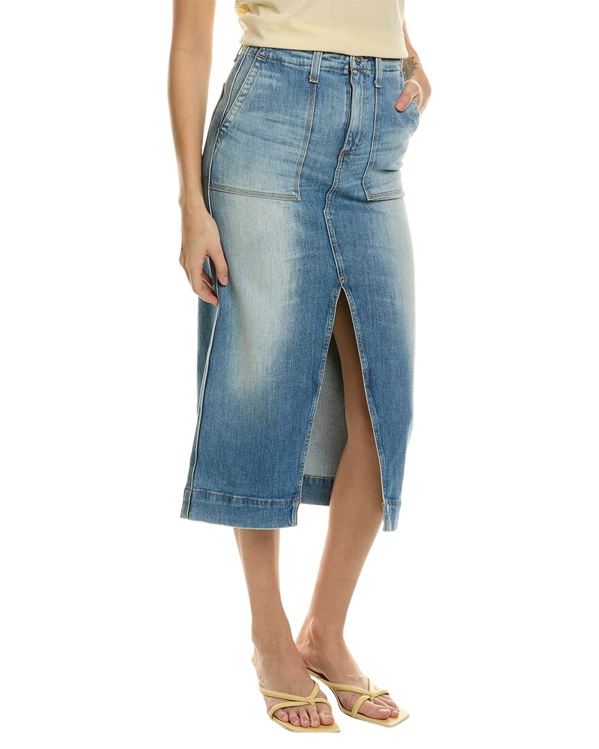 

Юбка-миди AG Jeans Lana Workwear, синий