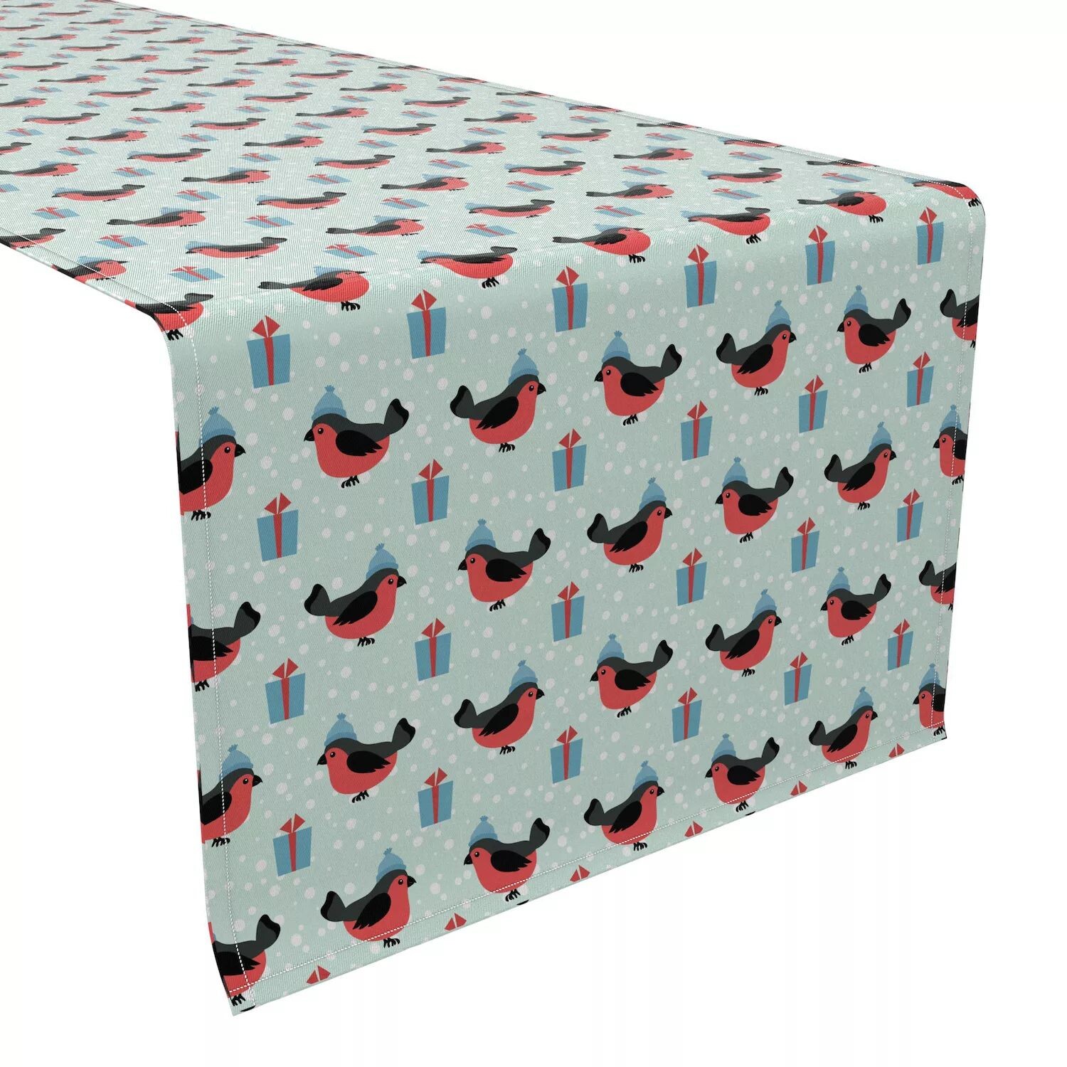 

Настольная дорожка, 100 % хлопок, 16x108 дюймов, Winter Cardinals & Presents
