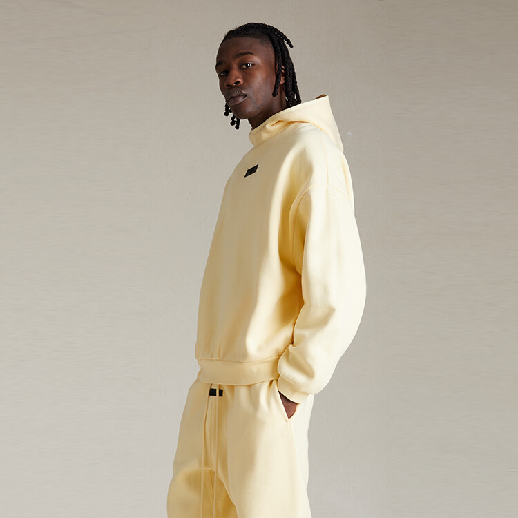 Толстовка с капюшоном Fear Of God Essentials, желтый — фото 4