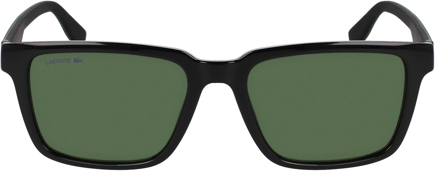 

Lacoste мужские L6032s прямоугольные солнцезащитные очки, Black