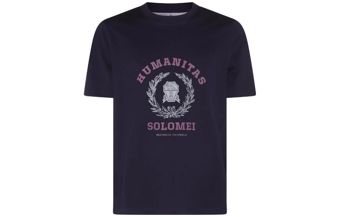 

Brunello Cucinelli Фиолетовая футболка для мужчин, Фиолетовый, Brunello Cucinelli Фиолетовая футболка для мужчин