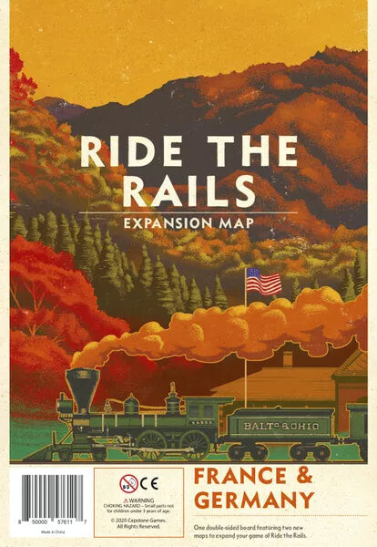 

Настольная игра Capstone Ride the Rails: France and Germany