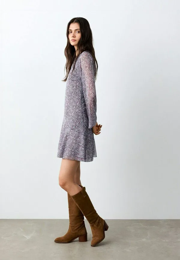 Платье для подростков на каждый день Mango Kids, Purple — фото 3