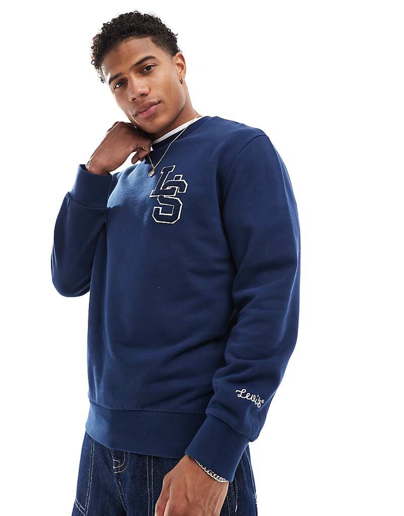

Levi's – Letterman – Толстовка College в цвете Marineblau