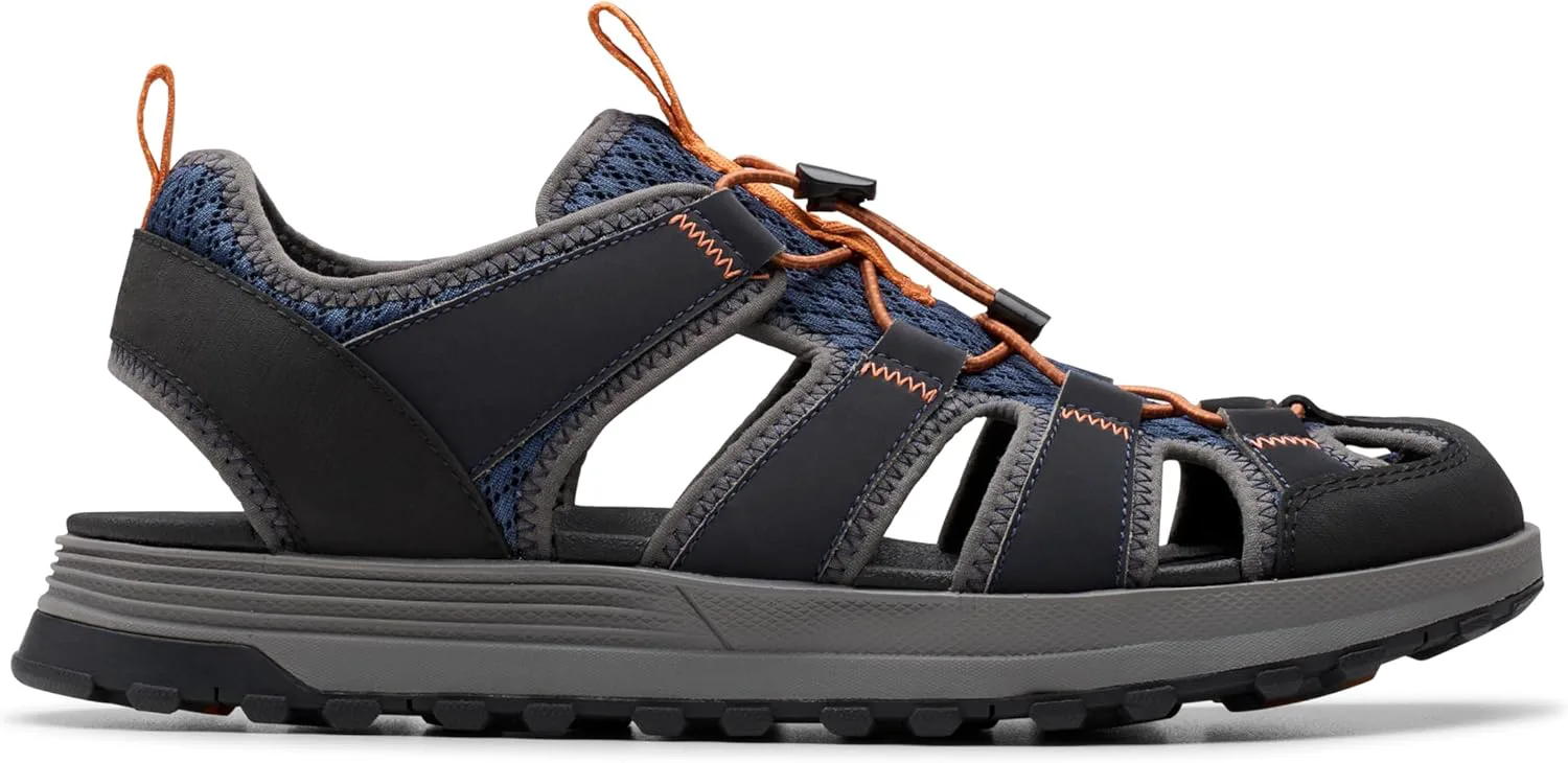 

Мужские классические сандалии Clarks, темно-синий