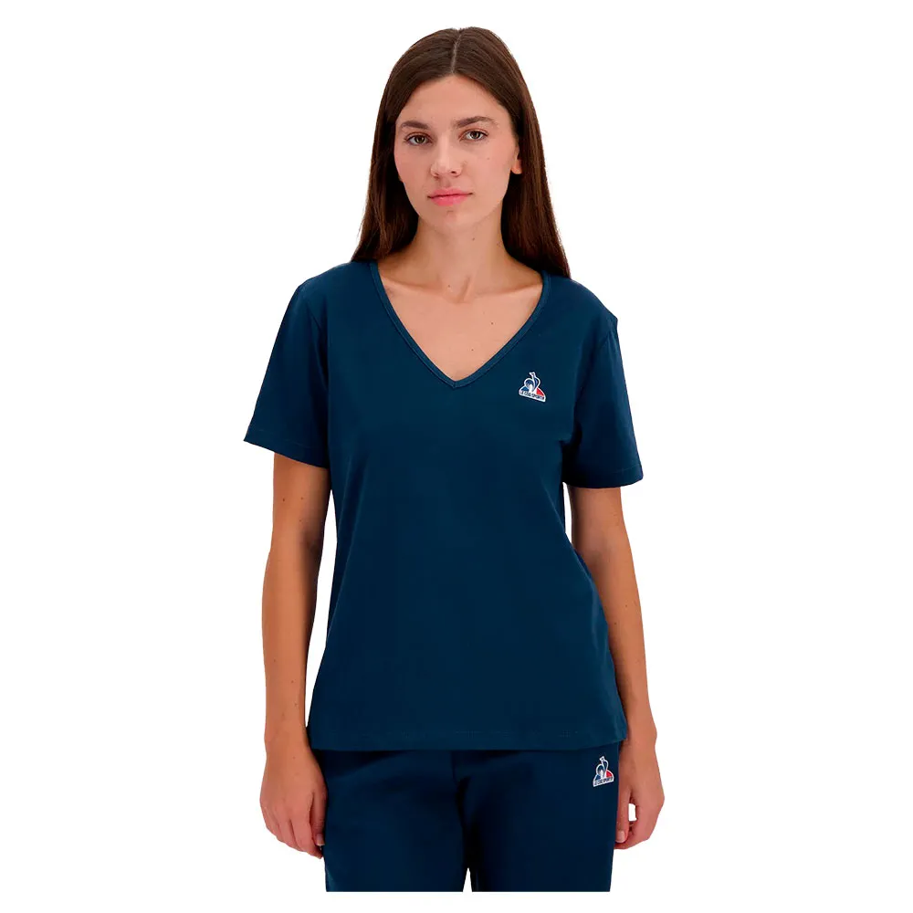 

Футболка с коротким рукавом Le Coq Sportif Ess Col V N°1, синий