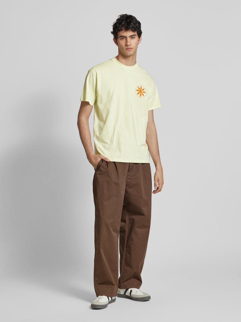 

Футболка с логотипом, модель «SENSES» Carhartt Work In Progress, светло-желтый