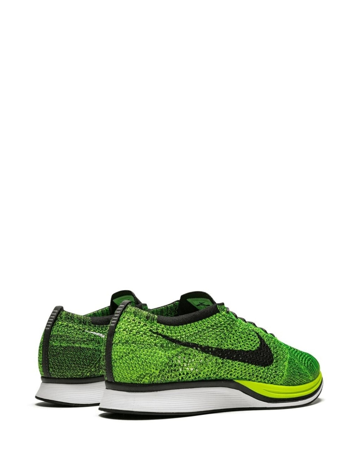 Nike кроссовки Flyknit Racer, зеленый — фото 3