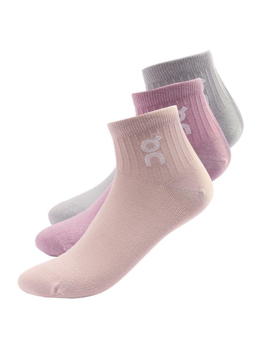

Спортивные носки On, цвет Cream/Grey/Mauve