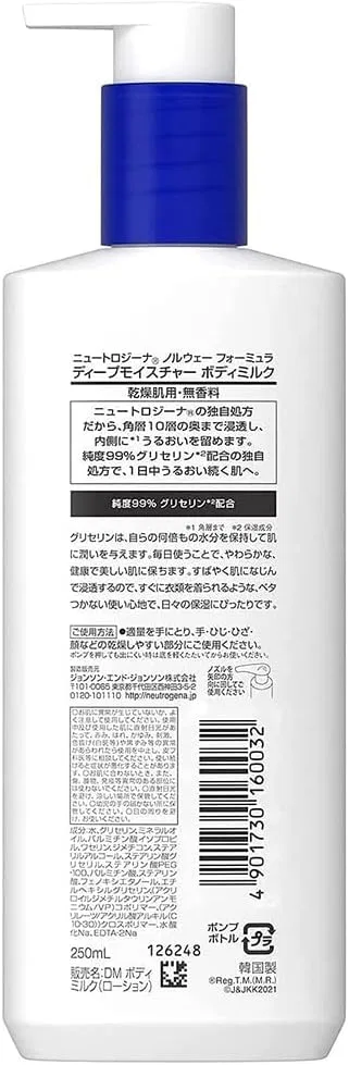 Лосьон для тела Neutrogena Norwegian Formula Deep Moisture, 5 шт. по 250 мл — фото 2