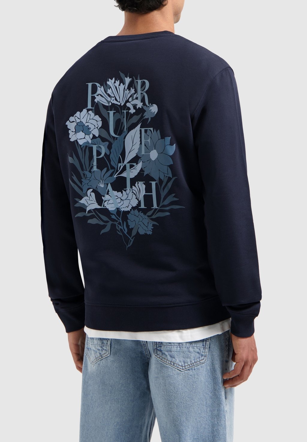 

Толстовка REGULAR FIT CREWNECK LS Pure Path, темно-синий