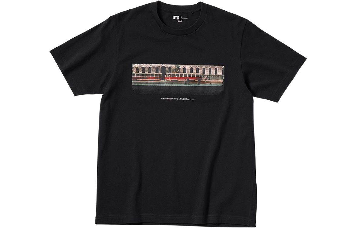 

UNIQLO Футболка унисекс, Черный
