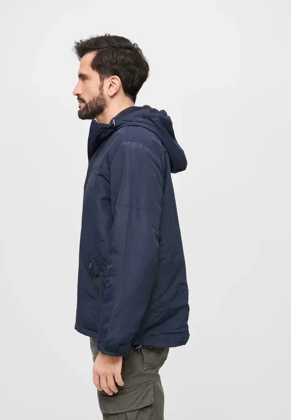 Куртка Breaker frontzip light jacket Brandit, цвет темно-синий — фото 4