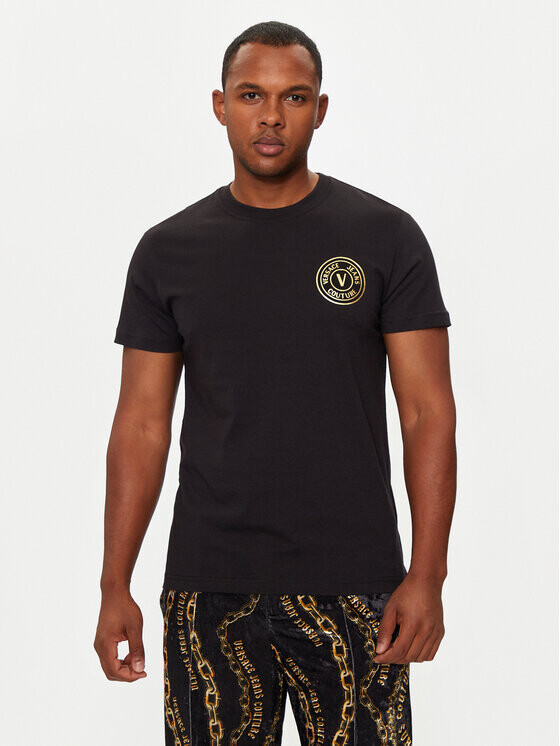 

Футболка узкого кроя Versace Jeans Couture, черный