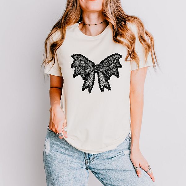 

Футболка с коротким рукавом и кружевным бантом Simply Sage Market, Cream, Зеленый, Футболка с коротким рукавом и кружевным бантом Simply Sage Market, Cream