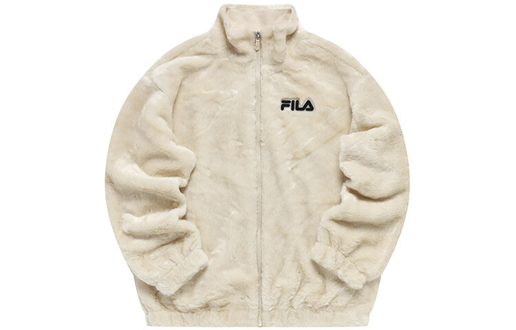 

Бархатная куртка женская кремового цвета Fila Fusion