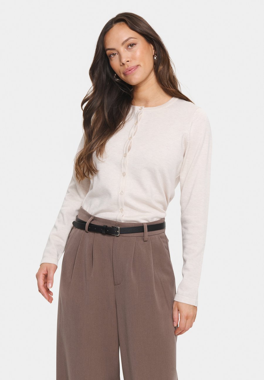 

Кардиган Saint Tropez MILA R-NECK, Fog Melange/Beige