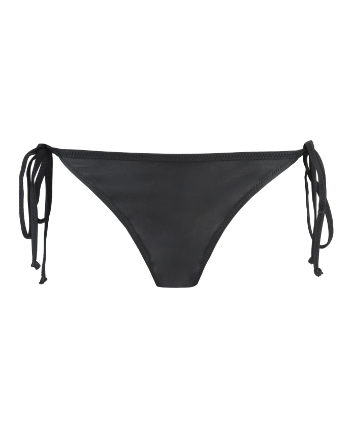 

Бикини с завязками по бокам, хипстерский стиль Ganni, черный