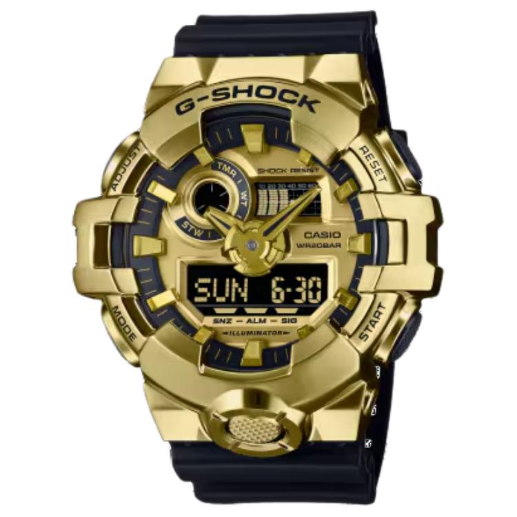 

CASIO Часы G Shock G Steel GM700P 6A, Gold Dial GM-700G-9A